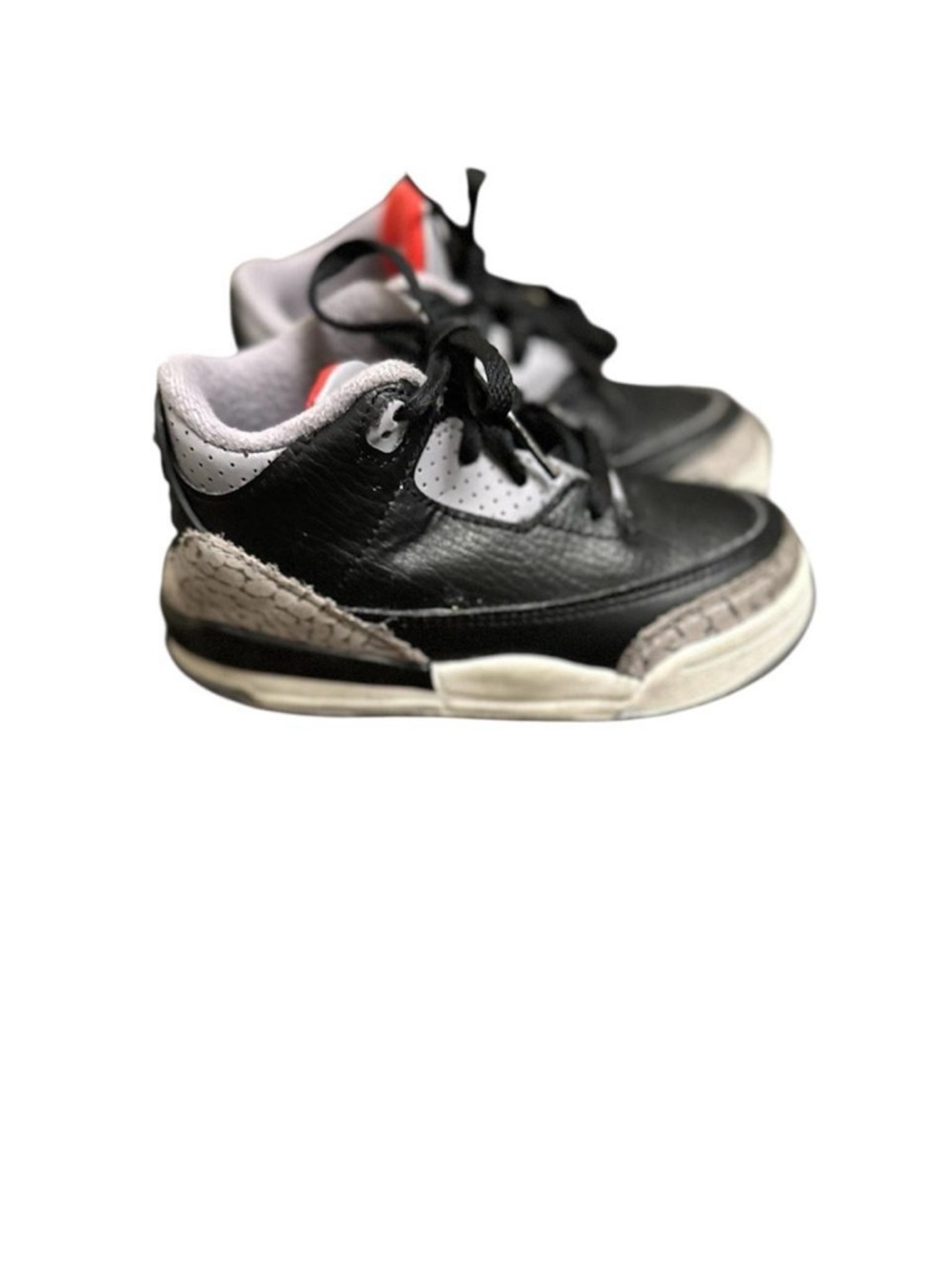 Jordan Kids Black, White & Red Retro Sneakers